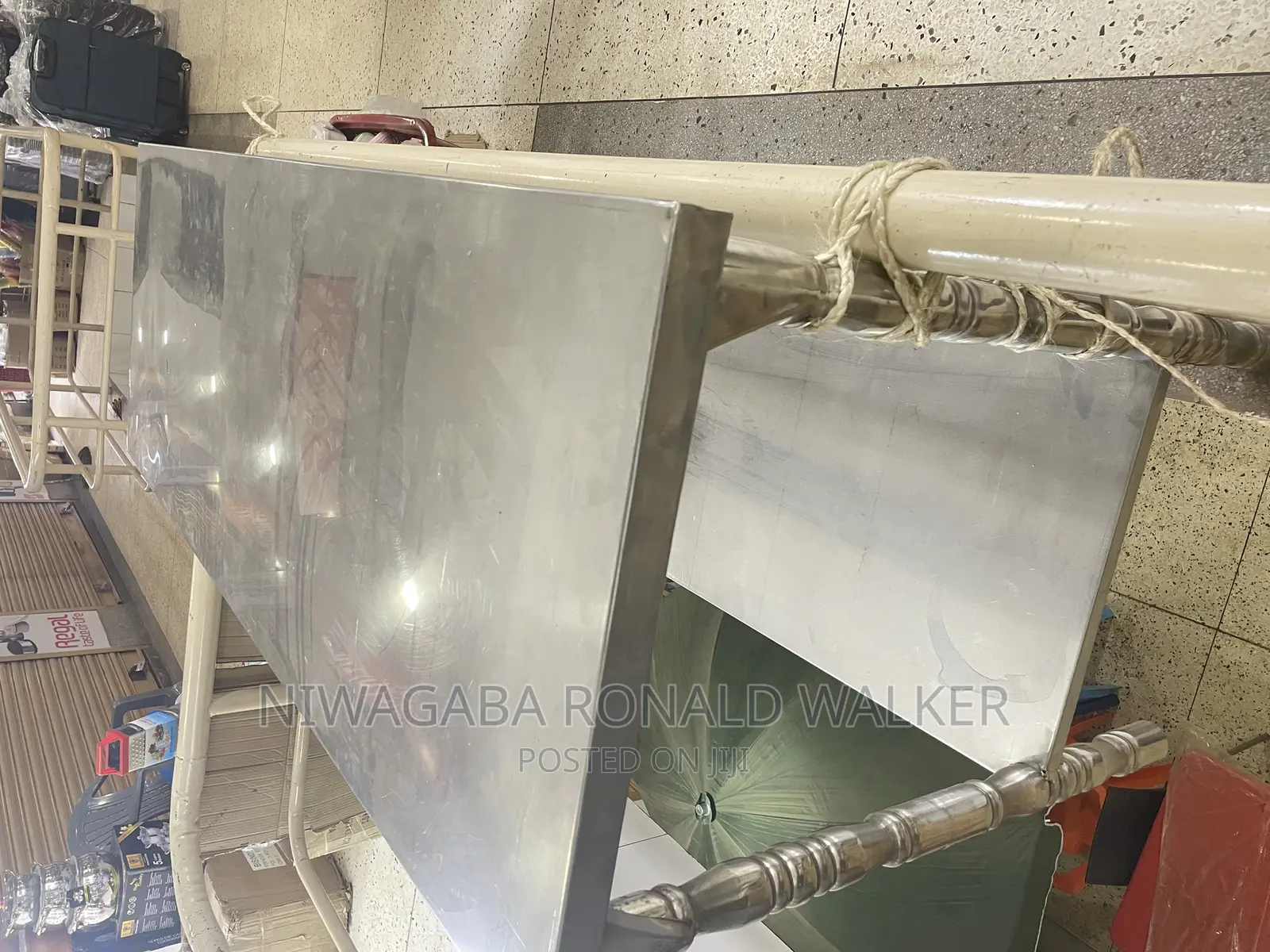 6ft Length 3ft Height Double Layer Aluminium Working Table