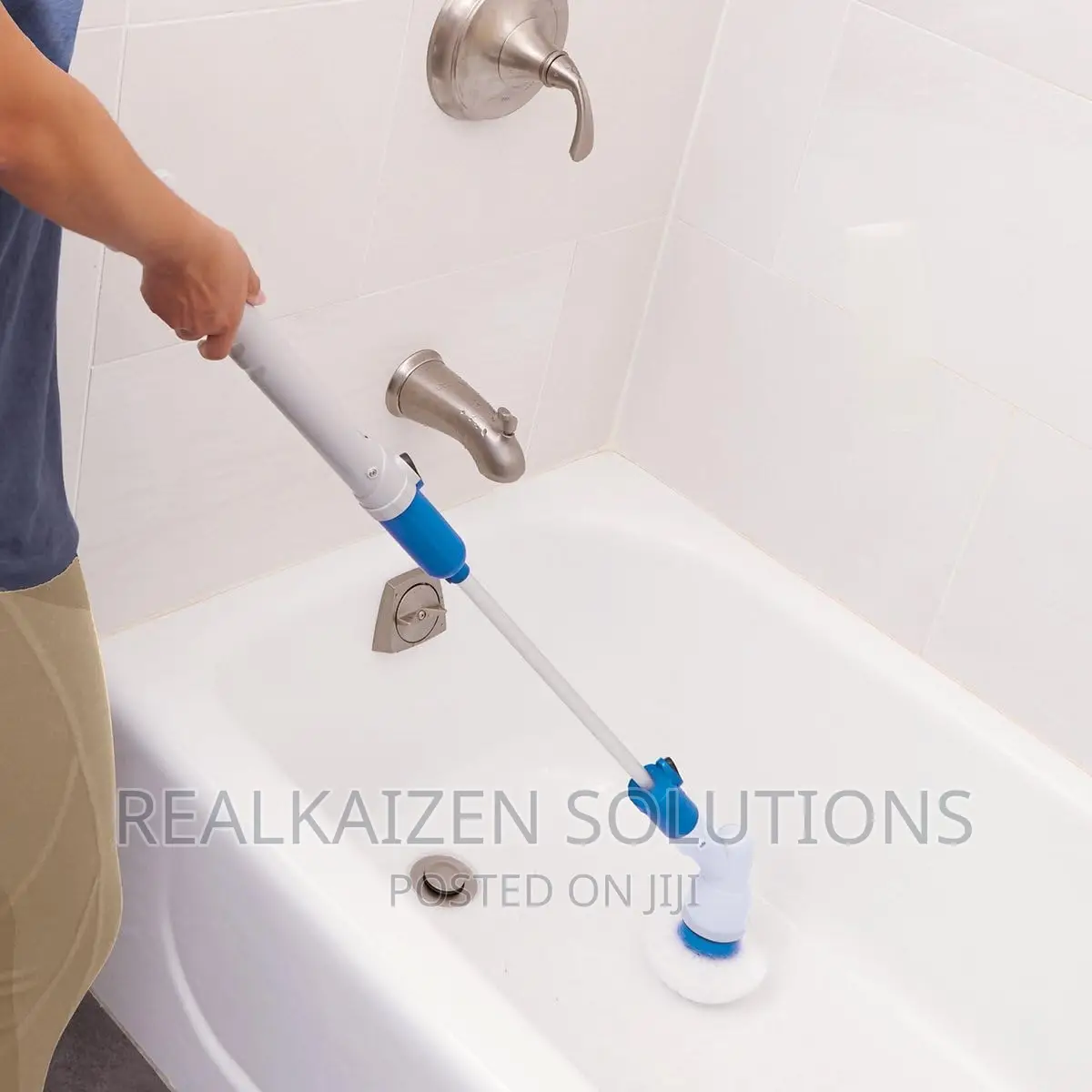 HURRICANE Rechargeable Extendable Tile | Sink Spin Scrubber