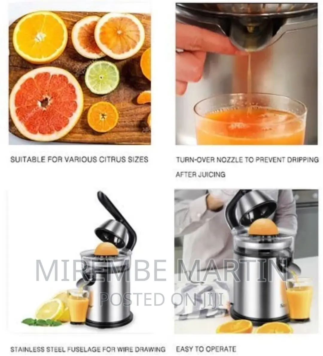 DSP Manual Press Citrus Juicer, Blender –