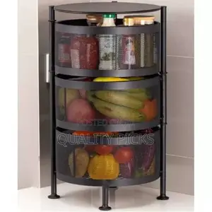 3 Layer Rotating Vegetable Storage Rack