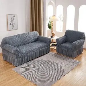 Turkish Sofa Covers 3:1 Gray 4 Seaters
