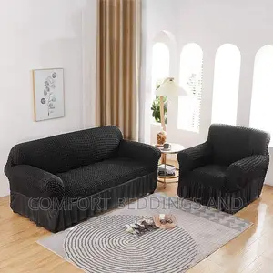 Turkish Sofa Covers 3:1 Dark Gray 4 Seaters