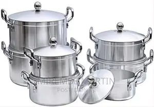 7 Piece Heavy Stainless Steel Saucepans