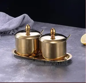 2 Pc Seasoning Containers Spice Jar Rack