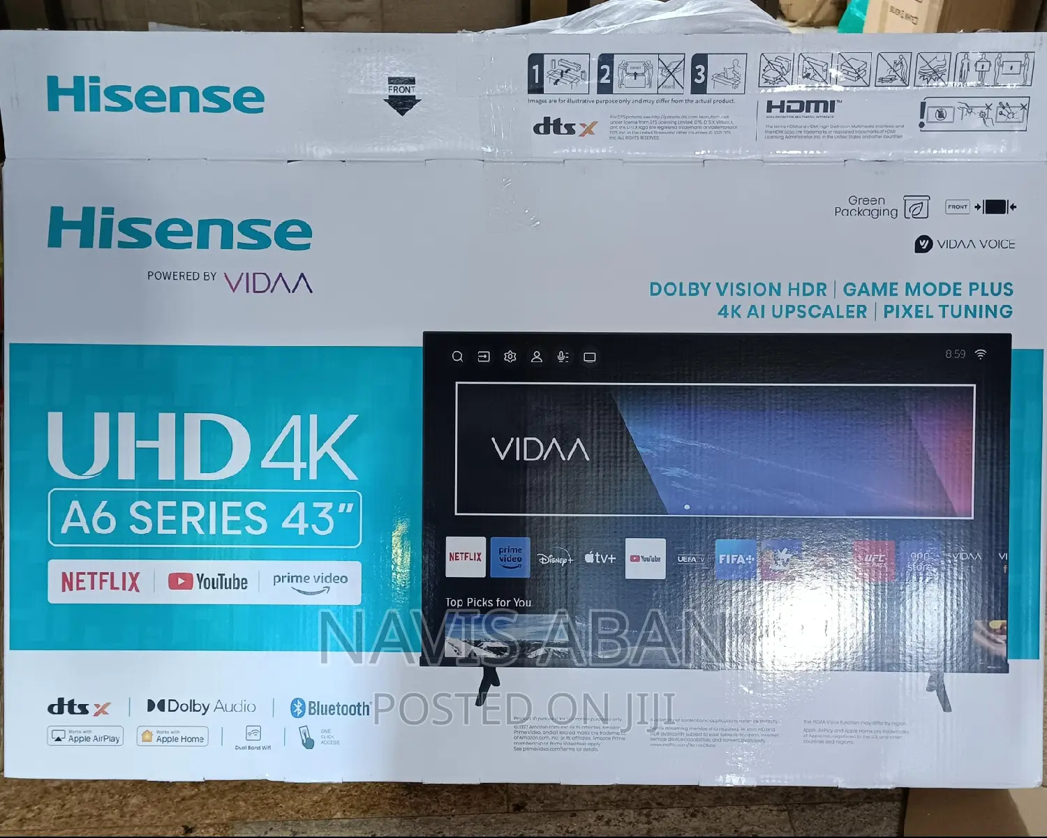 Hisense 43 Inches Smart Tv