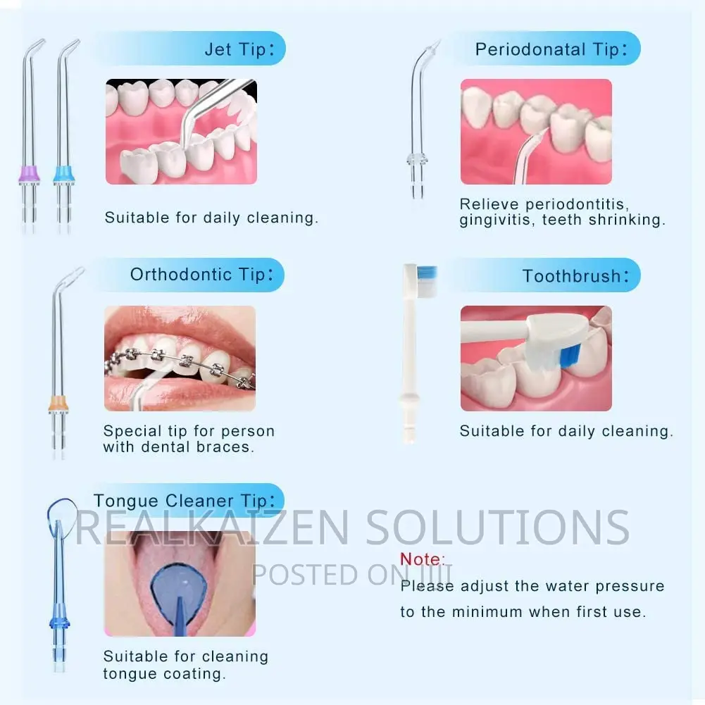 Cordless Rechargeable Oral Dental Water Floss Irrigator