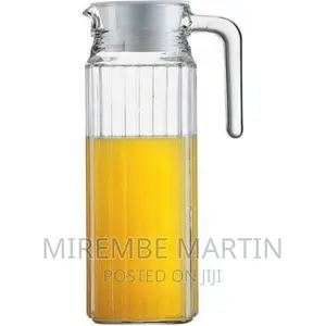 Luminarc Long Juice Water Jug Storage – Transparent