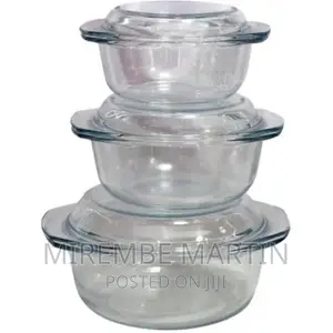 Glass Mexxi 6pcs Round Glass Casserole Set/Serving Dishes