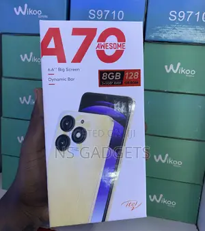 New Itel A70 128 GB Black