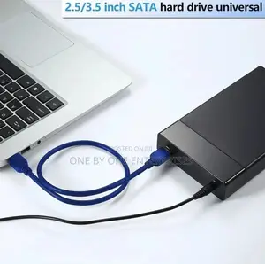 2 in 1 3.0 External Hard Drive Enclosure for 3.5/ 2.5