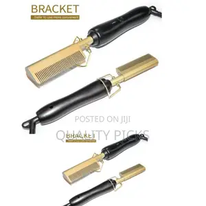 Bracket Electric Hair Straightener Comb