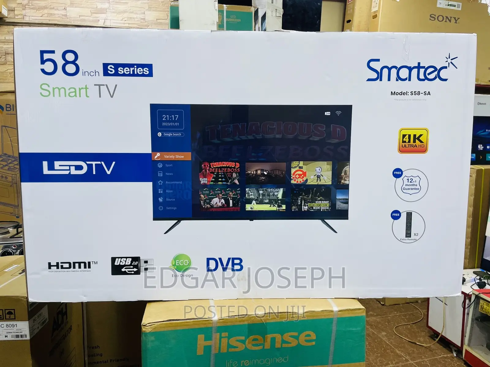 Smartec 58 Inches Smart Tv