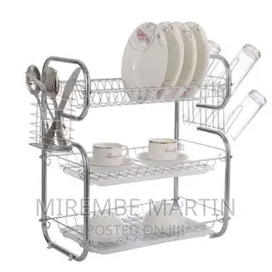 3 Tier Stainless Steel Dish Draining/Drying Rack