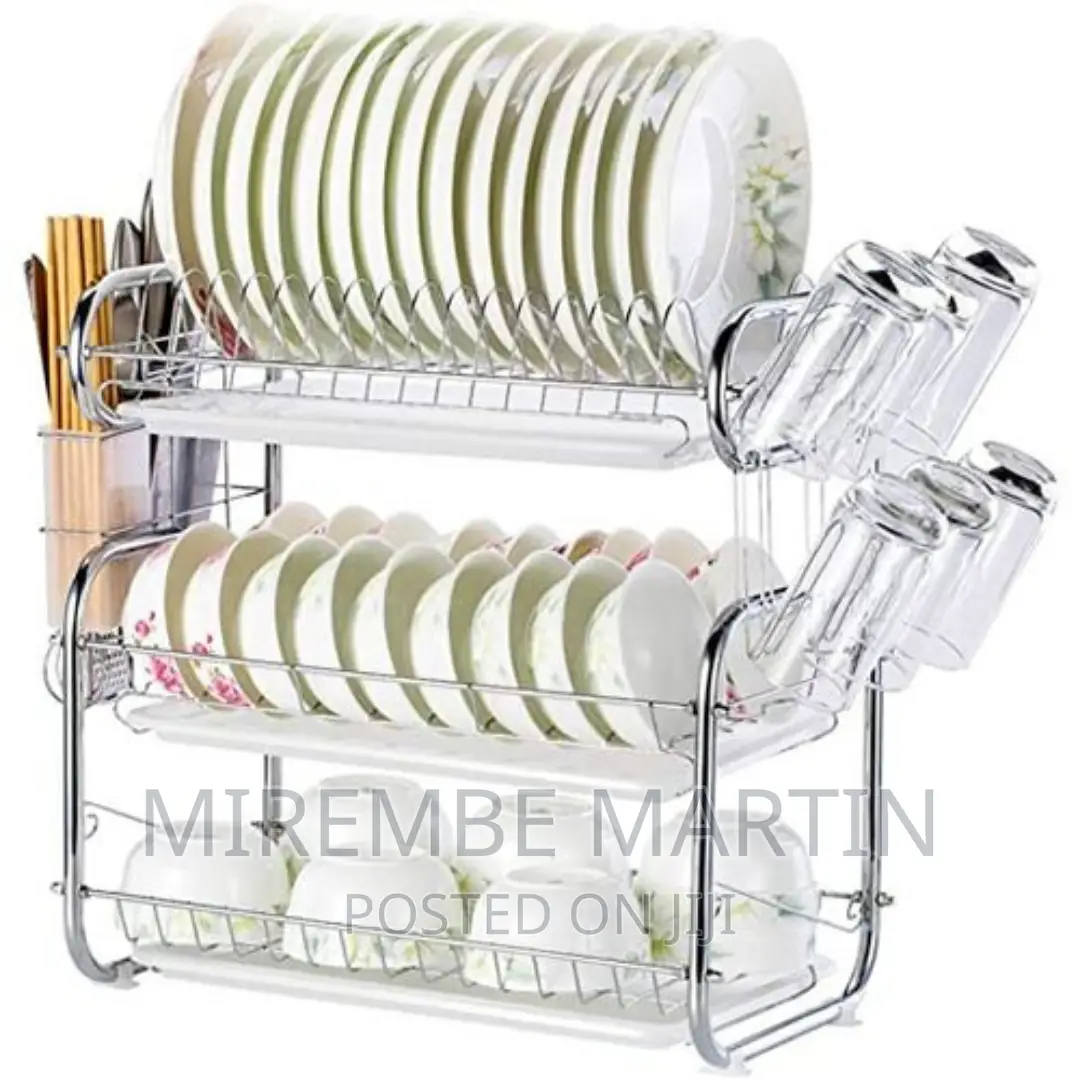 3 Tier Stainless Steel Dish Draining/Drying Rack
