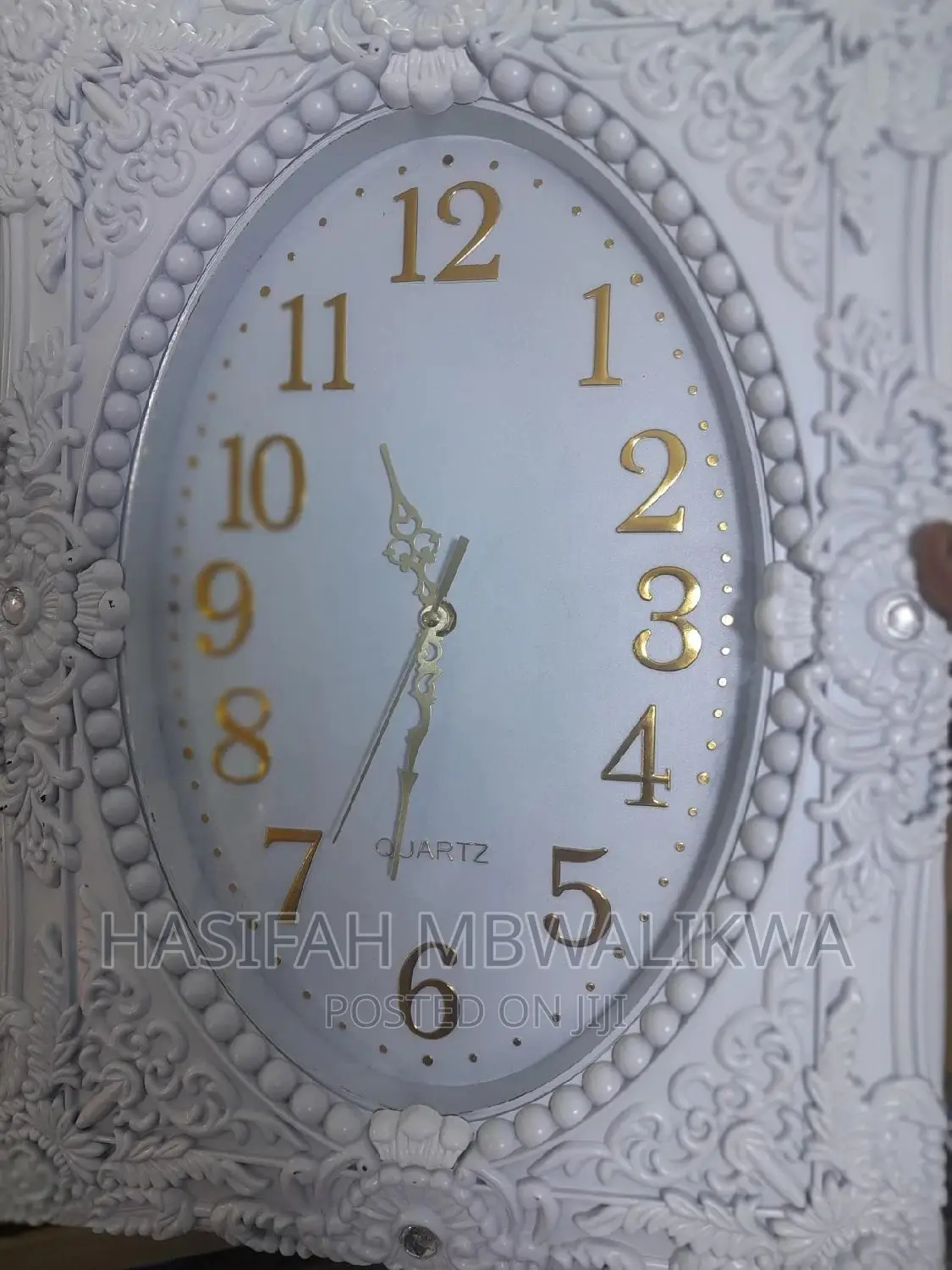 Quartz White Wall Clock