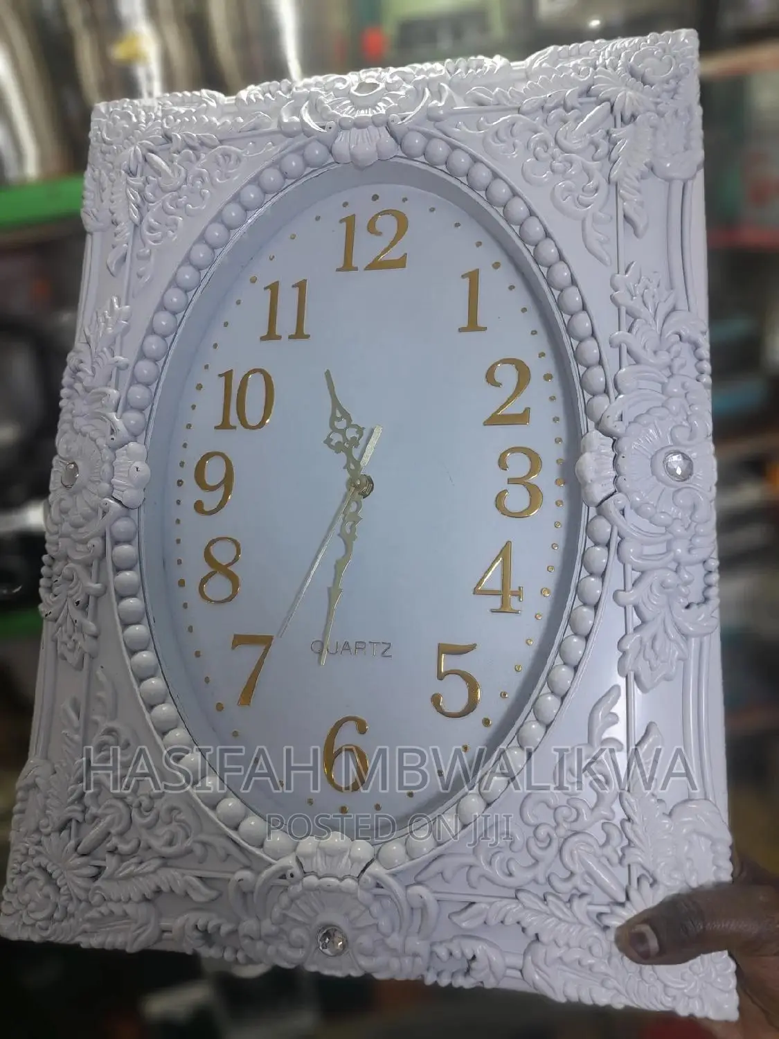 Quartz White Wall Clock