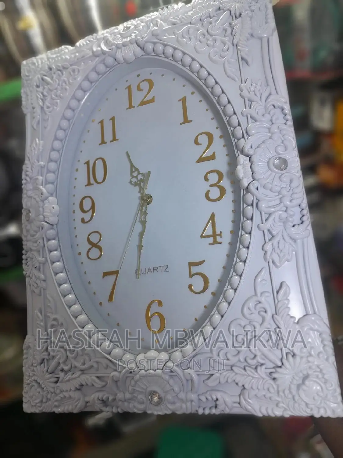 Quartz White Wall Clock