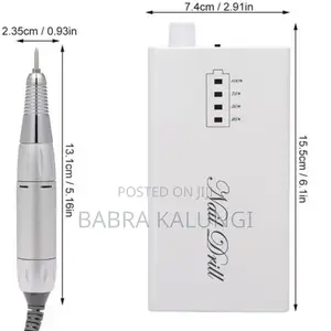 Rechargeable Nail Drill Bit