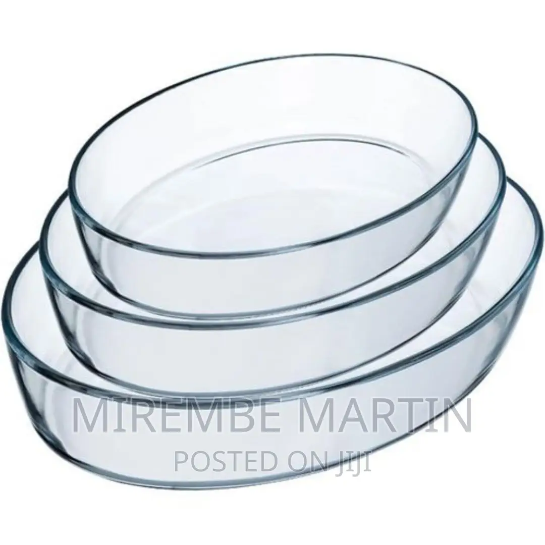3 Pieces of Glass Baking Dishes