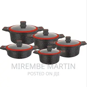 10 PCS Set UCC Life Heavy Granite Pots Cookware Set