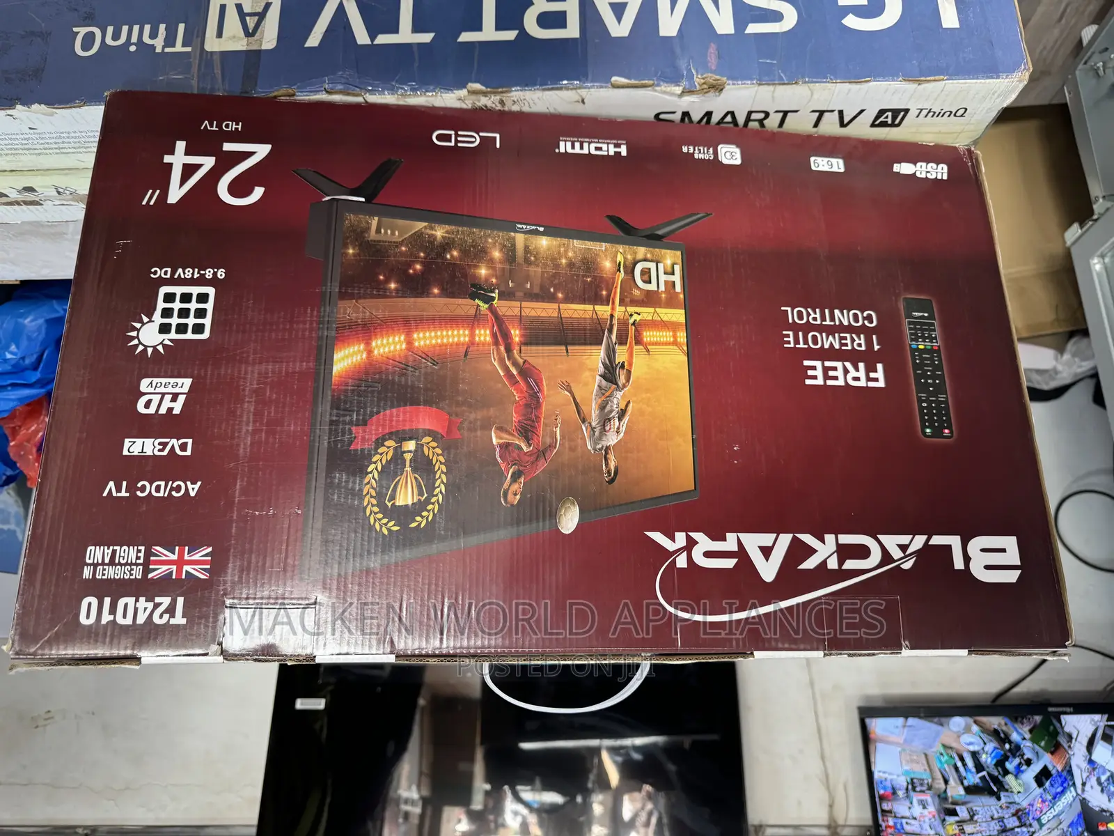 24 Blackark TV Inbuilt Free to Air Decoder