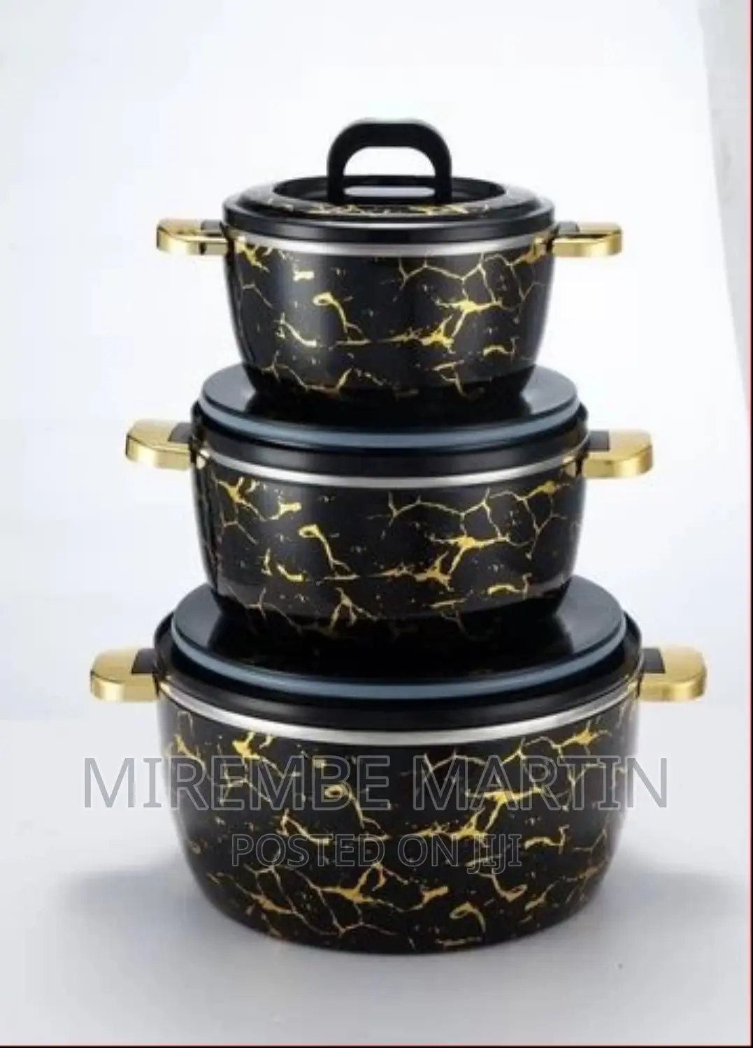 3-Piece Thermal Casserole Dish Set With Lids