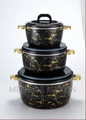3-Piece Thermal Casserole Dish Set With Lids