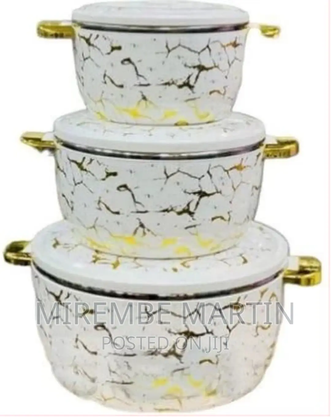 3-Piece Thermal Casserole Dish Set With Lids