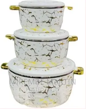 3-Piece Thermal Casserole Dish Set With Lids