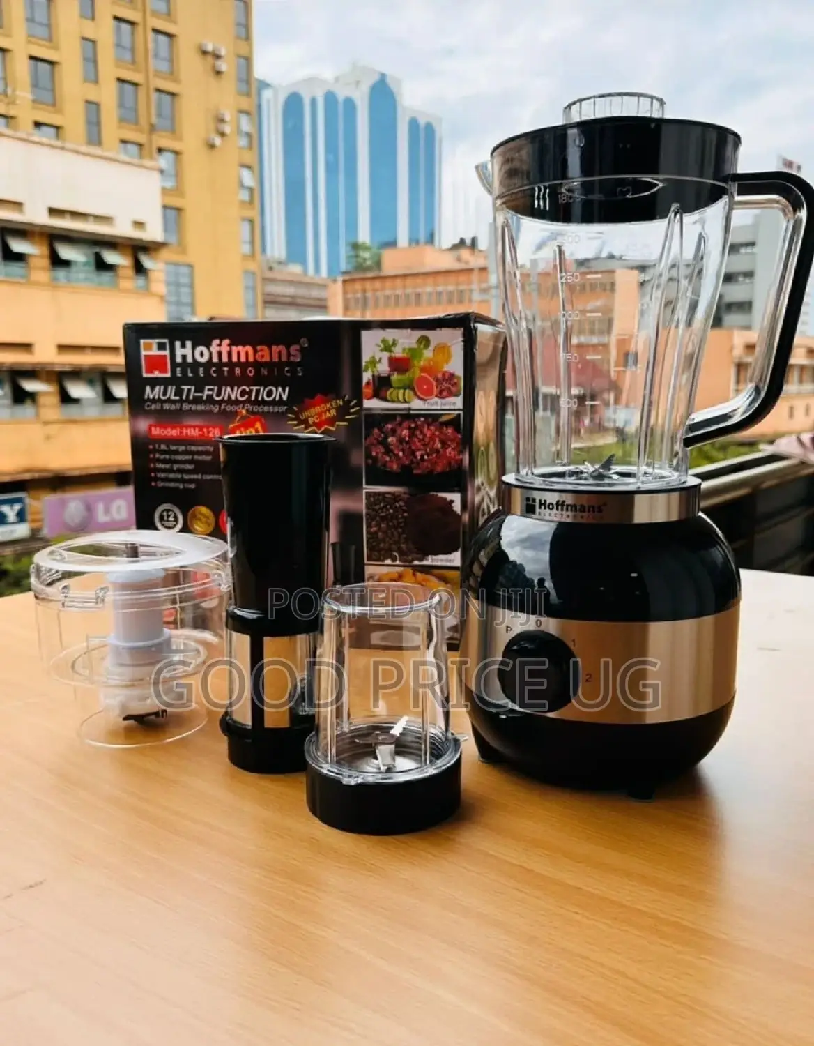 4 in 1 Hoffmans Blender and Food Processor.