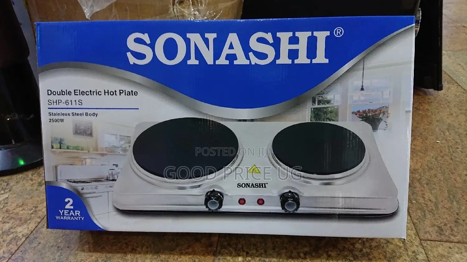 SONASHI Double Solid Hotplate.
