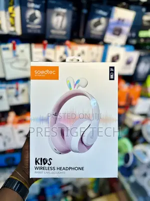 Soundtec by Porodo Kids Wireless Headphones With Rabbit Ears