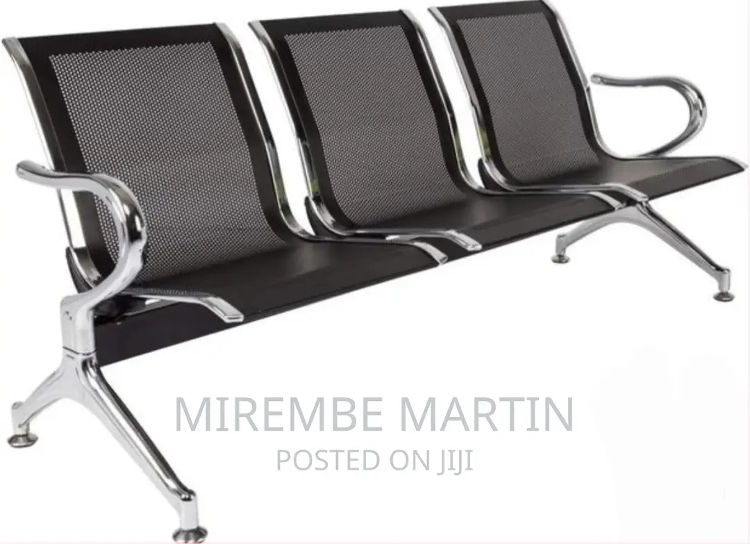Genuine Metallic Waiting Chair 3 Seaters