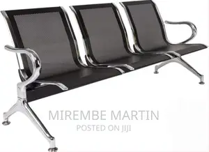 Genuine Metallic Waiting Chair 3 Seaters