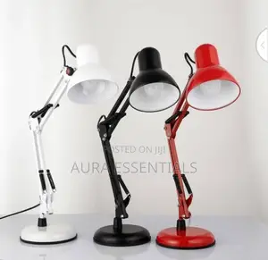 Metallic Table Reading Lamp
