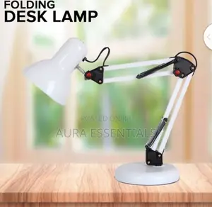 Metallic Table Reading Lamp