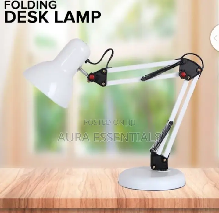 Metallic Table Reading Lamp