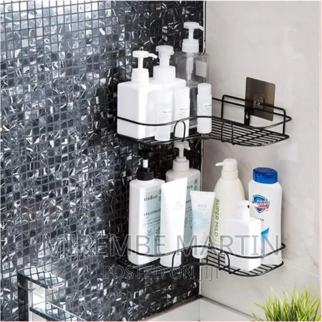 Self-Adhesive Metal Bathroom Kitchen Corner Rack