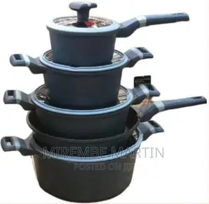 12pcs Granite Die Cast Nonstick Cookware Pots and Pans Set