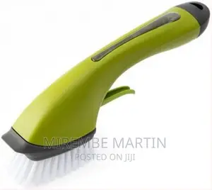 Kitchen Cleaning Brush Handheld Water Spray Scrub Brush