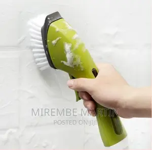 Kitchen Cleaning Brush Handheld Water Spray Scrub Brush