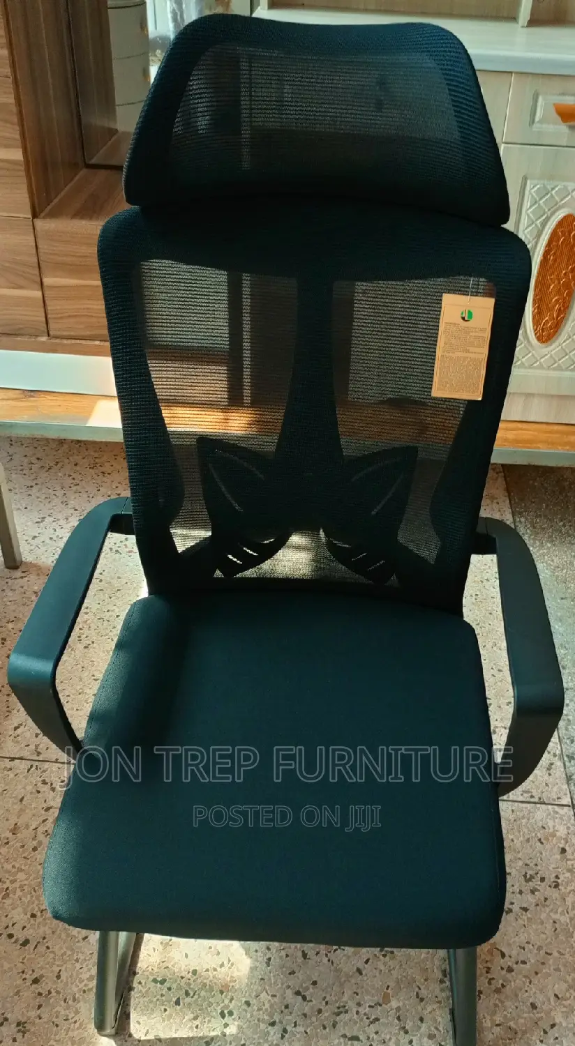 Visitor Waiting Office Chair Mesh With Headrest