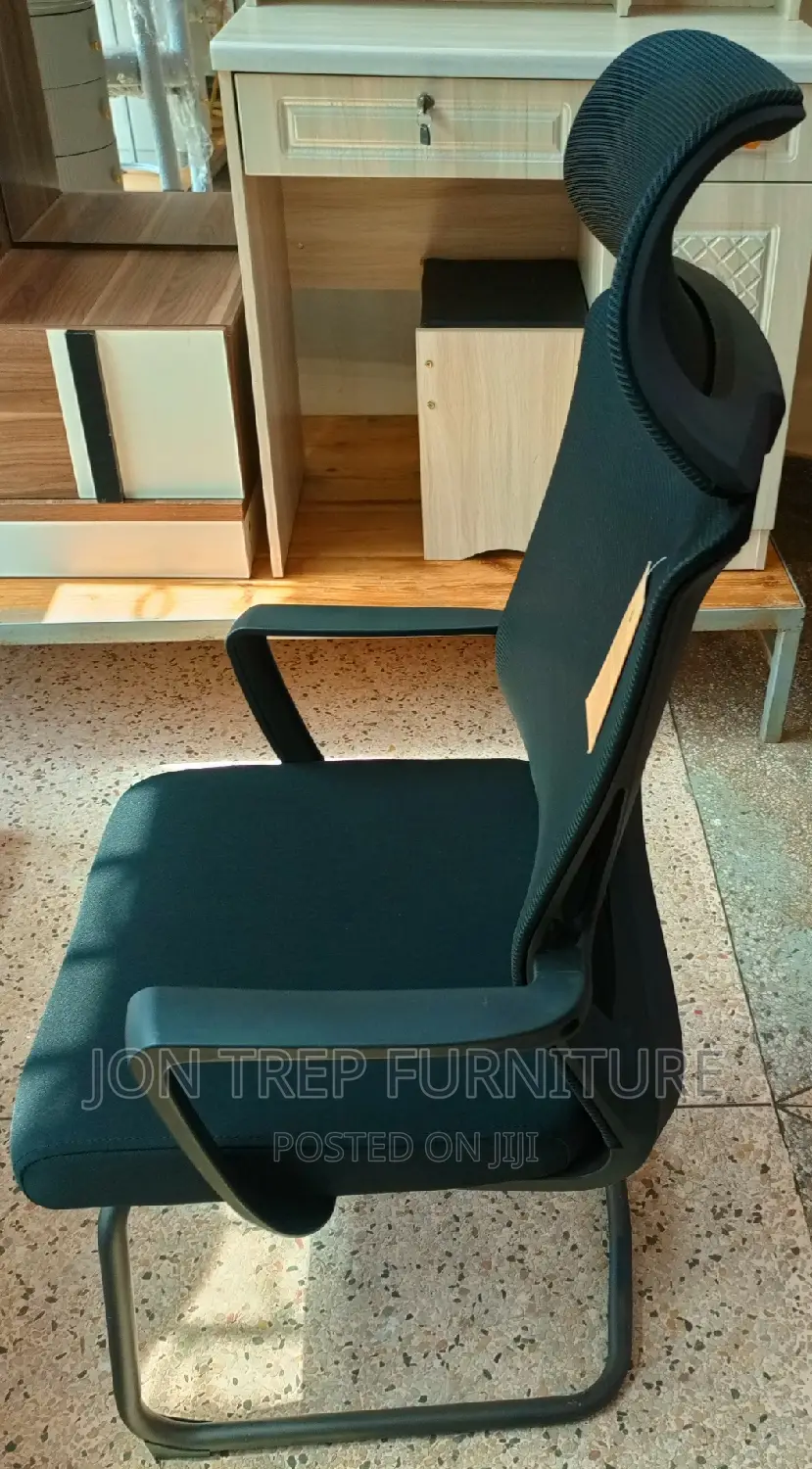 Visitor Waiting Office Chair Mesh With Headrest