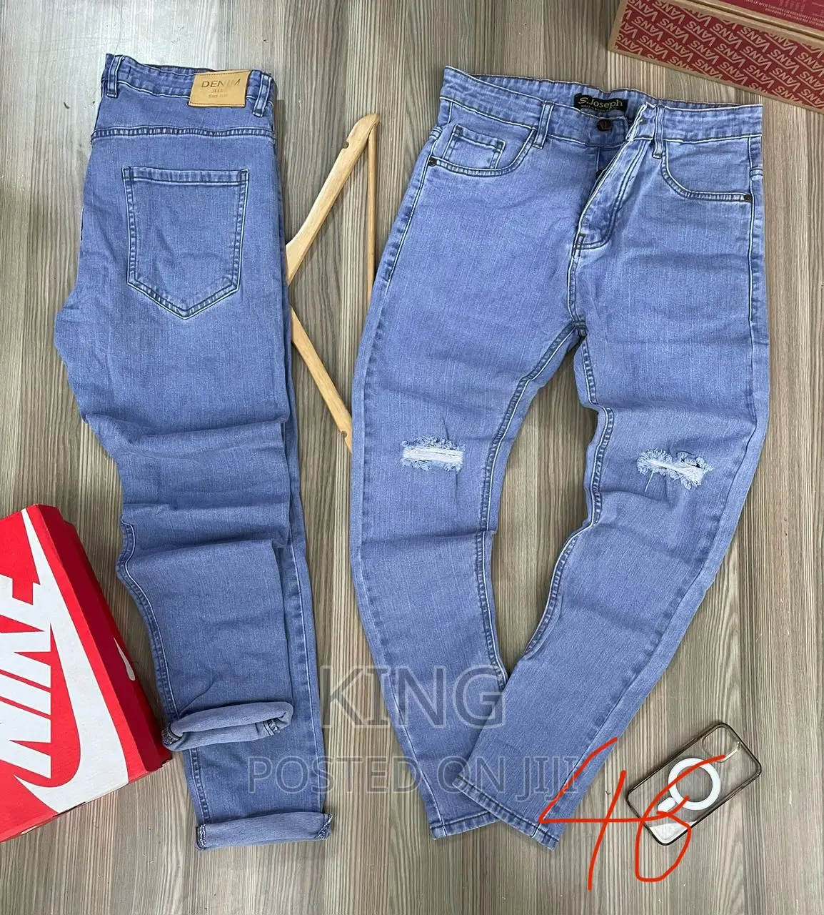 Jeans. Denim Sky Blue