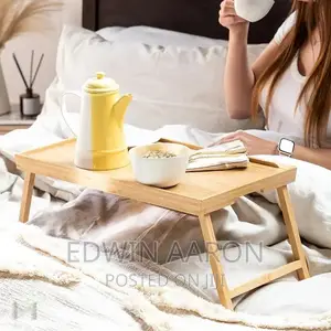 Foldable Wooden Bed Tray