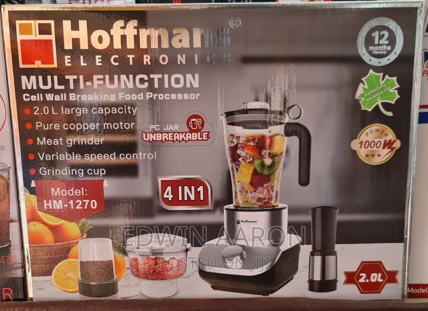 Hoffman's Multi-Function Blender 4 in 1
