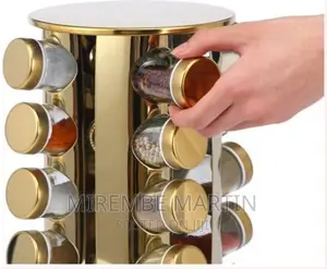 Lightbox
Countertop Glass Rotating Spice Rack