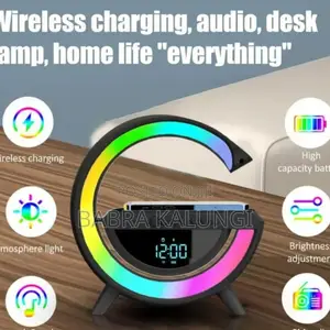 Wireless Charging, Audio, Desk Lamp