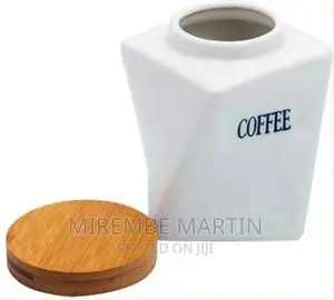 Ceramic Twisted Tea Coffee Sugar 3 Canisters Set