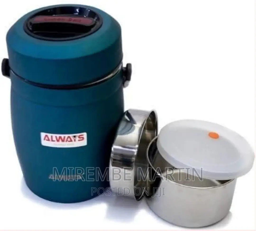 Always Vacuum Insulated Thermo Food Flask,Lunch Box, Warmer